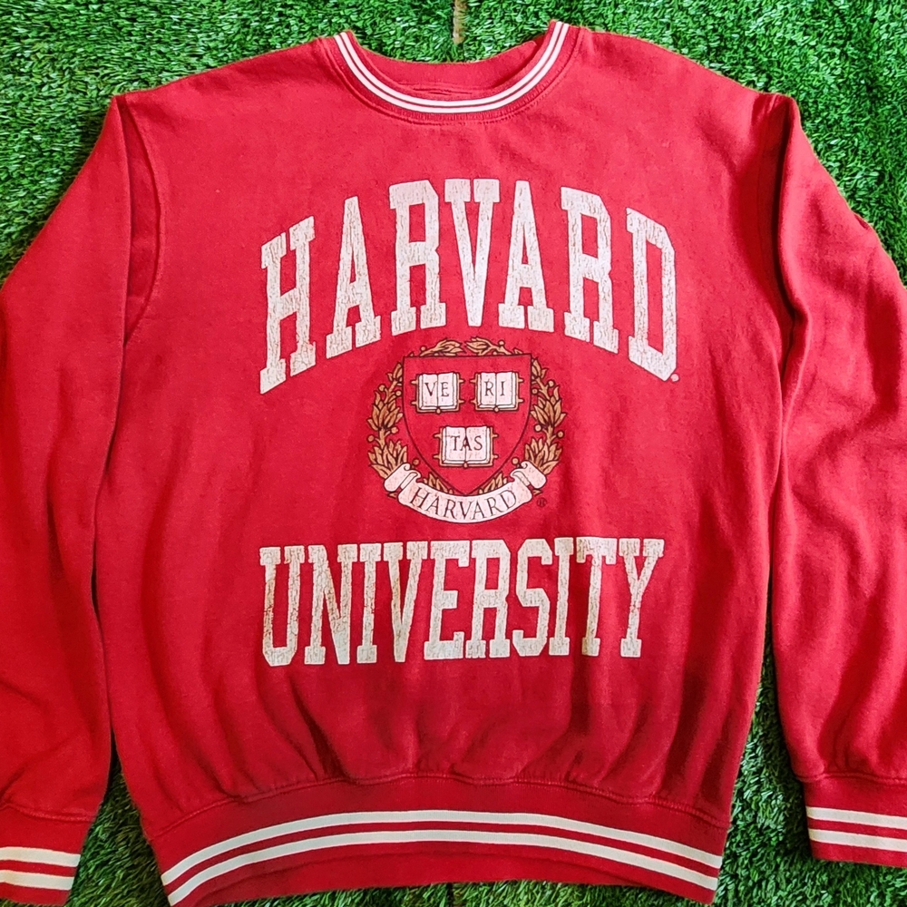 Harvard Red Crewneck Sweater
